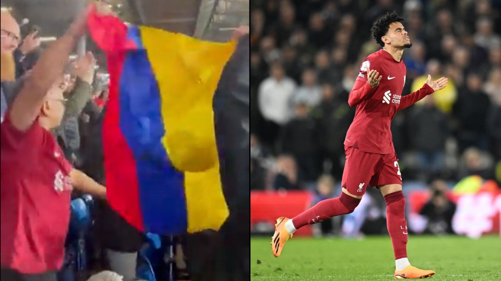 Papá de Luis Díaz se robó el show en partido del Liverpool.