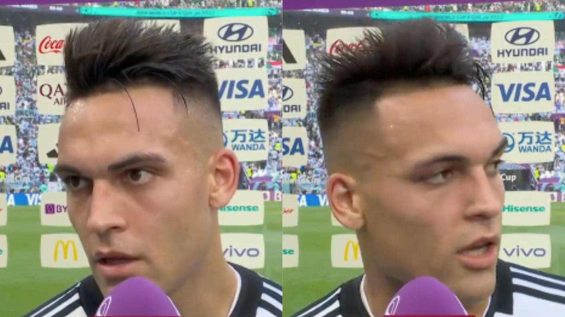 Lautaro Martínez y su reflexión sobre la derrota de Argentina frente a Arabia Saudita.