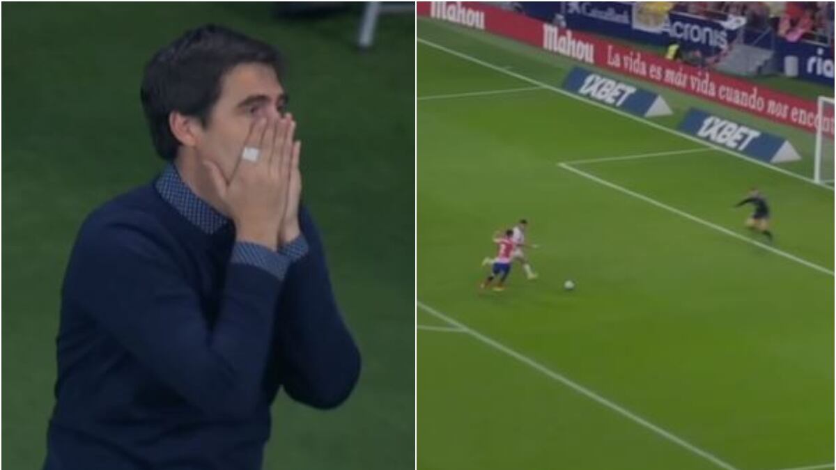 Falcao se descachó y se perdió clara opción de gol ante Atlético de Madrid