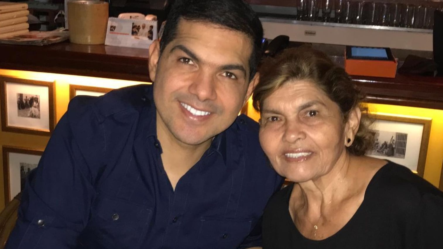 Peter Manjarrés y su mamá, Imelda Margarita Romero