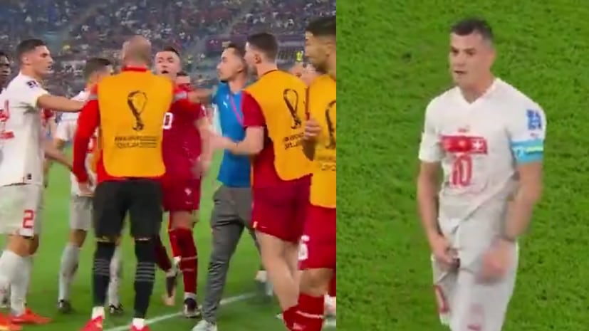 Gesto polémico de Granit Xhaka