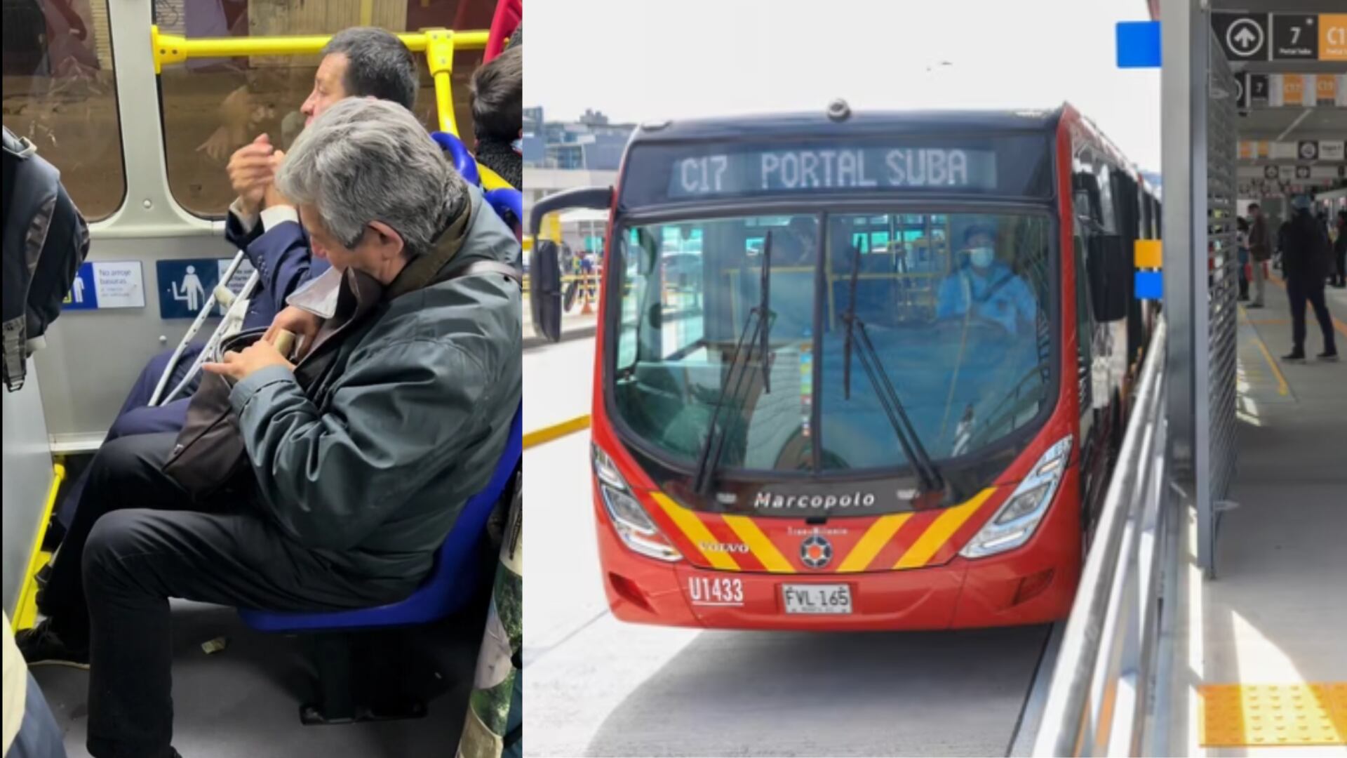 Hombres bebiendo en sillas azules