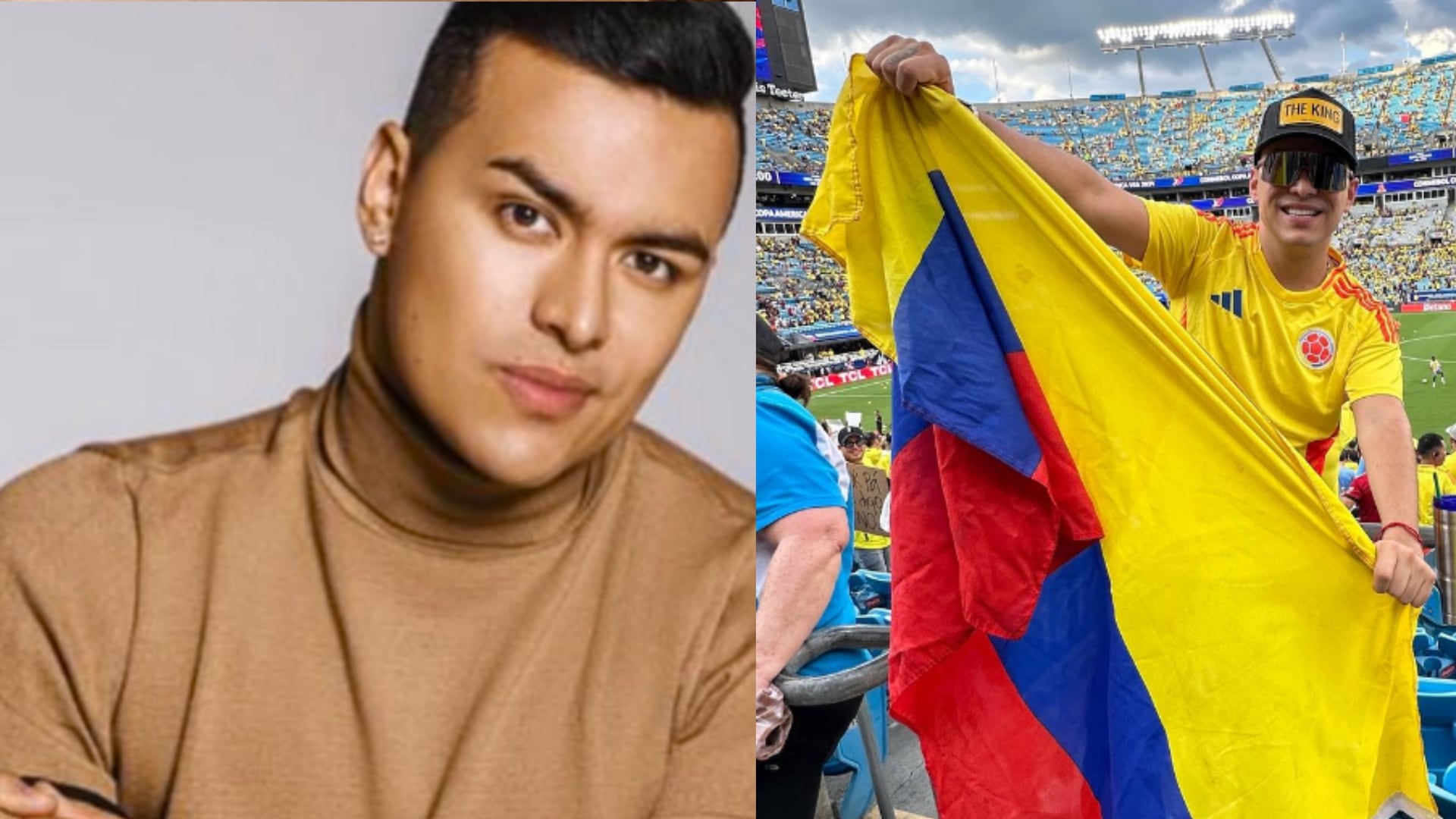 Yeison Jiménez se fue a Estados Unidos a ver a la selección Colombia y se reunión con Mario Alberto Yepes