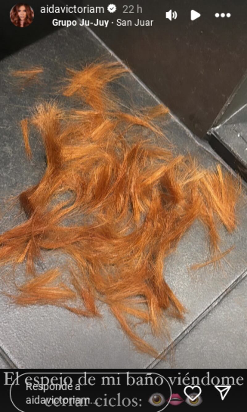 Aida Victoria Merlano desde sus redes sociales