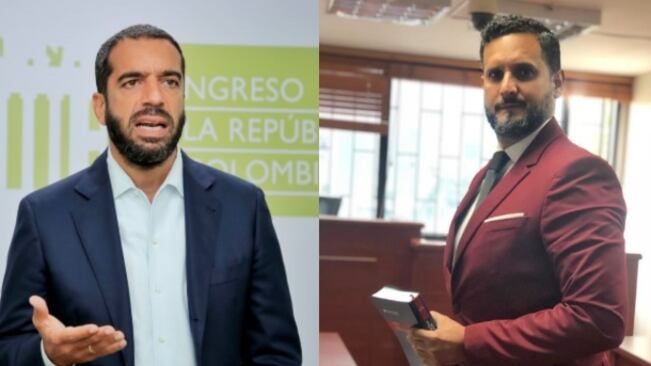 El exsenador Arturo Char y el abogado Miguel Ángel del Río.