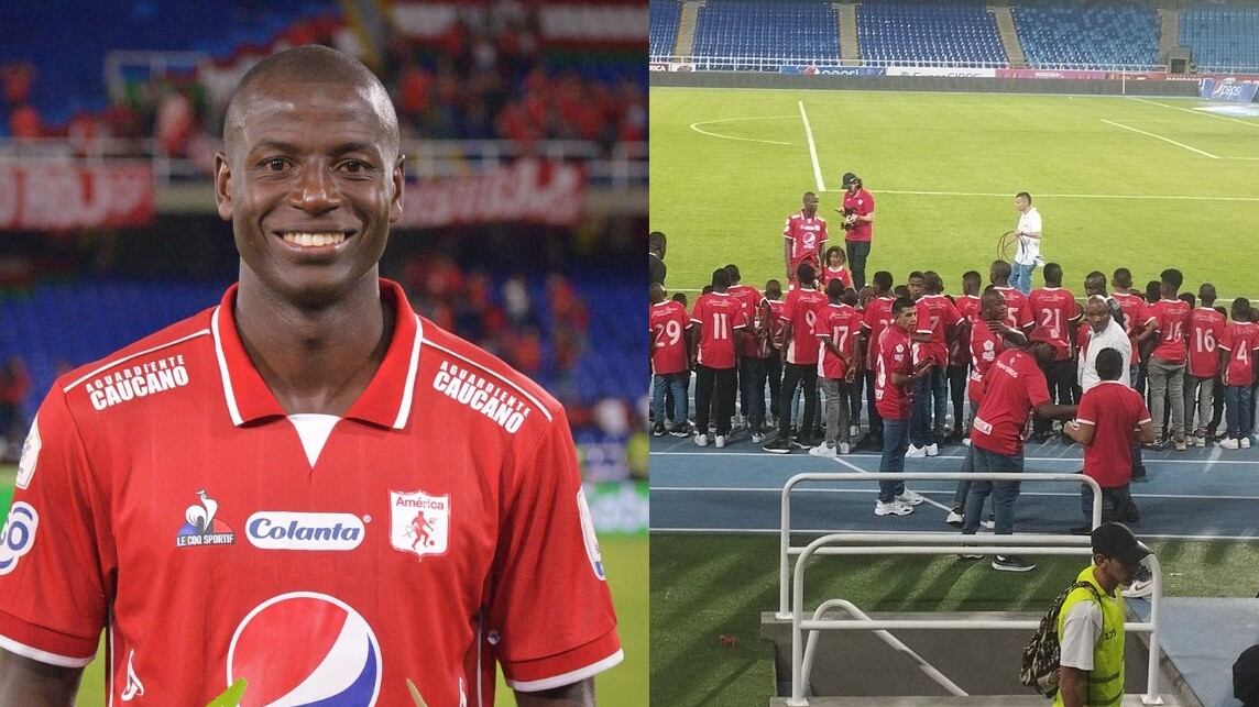 Gesto de Adrián Ramos