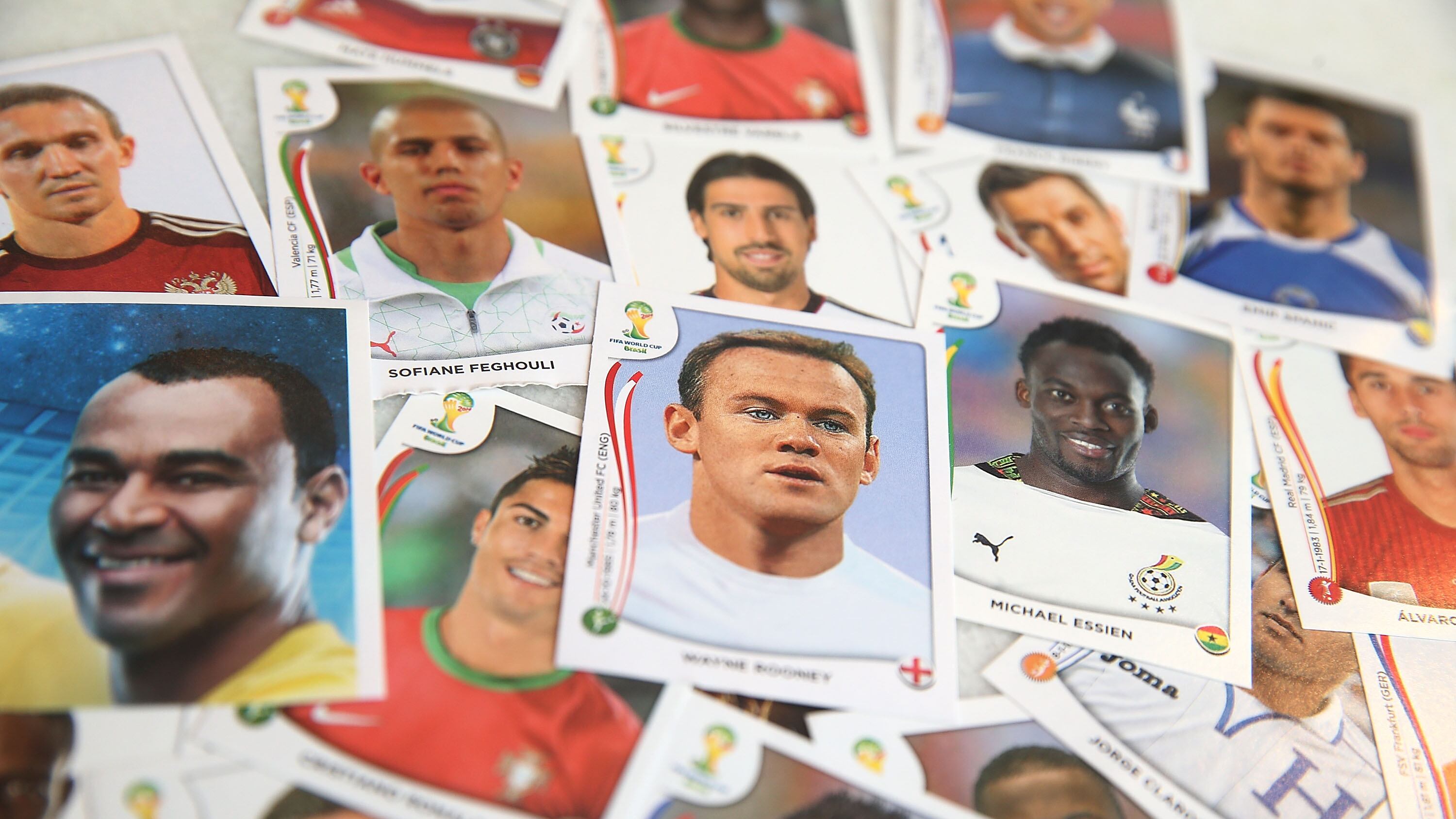 RIO DE JANEIRO, BRAZIL - MAY 28: Panini World Cup
