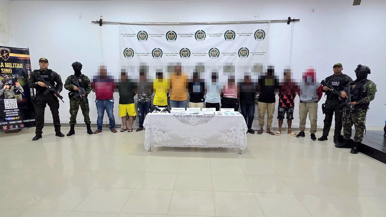 Foto cayeron más de 150 implicados en delitos de secuestro y extorsión pertenecientes de diferentes grupos armados en Colombia.