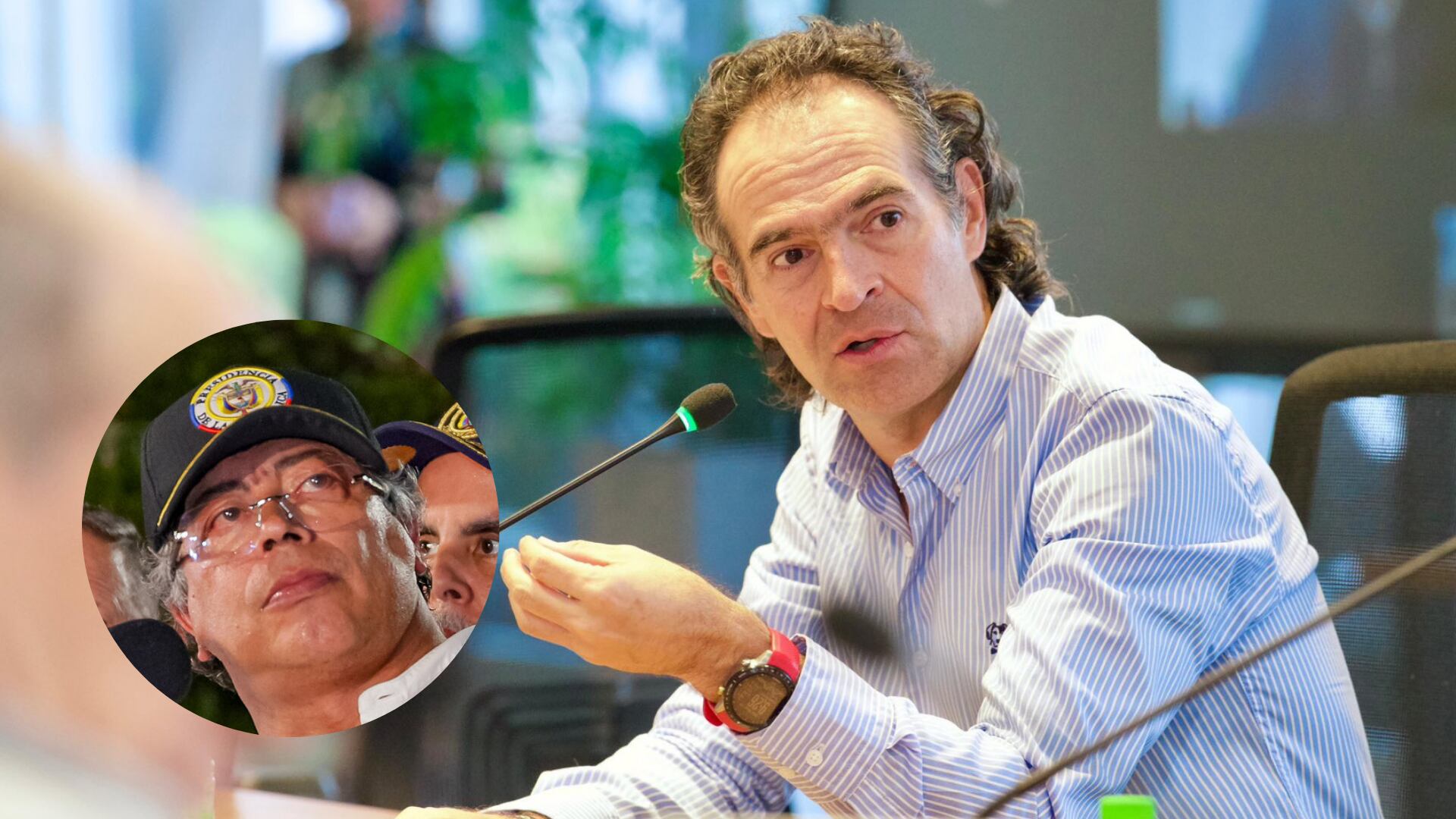 Petro le sacó foto a Fico con el embajador de Israel.