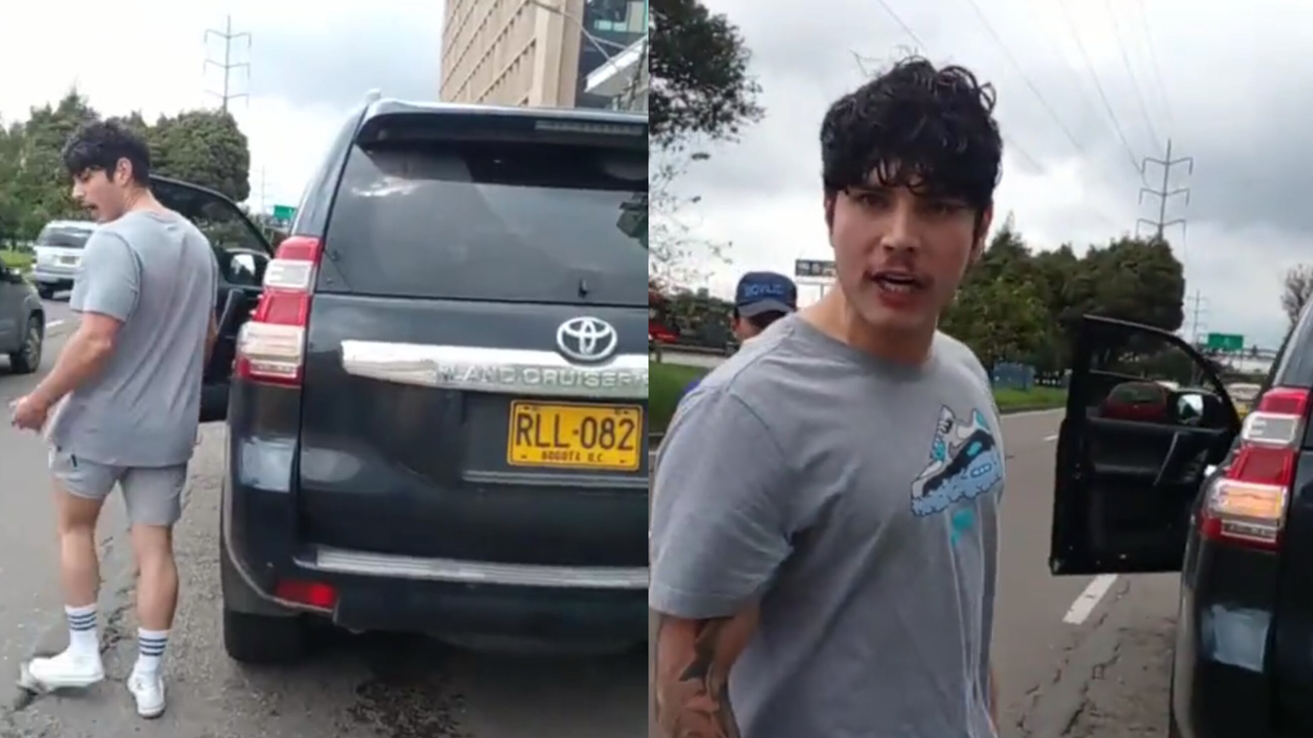 Andrés Hurtado, hombre que humilló a agentes de tránsito en Bogotá