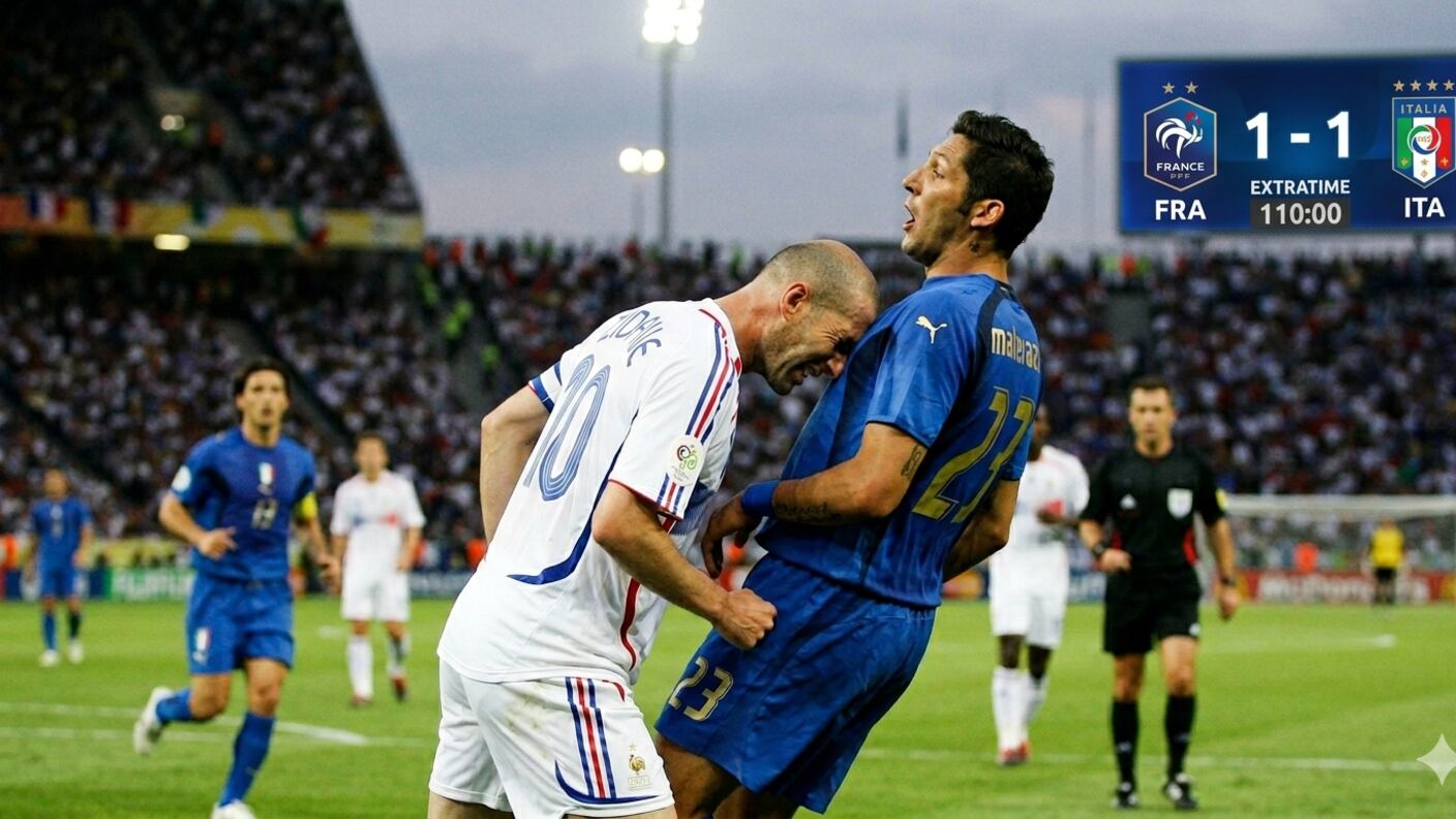 Cabezazo de Zidane a Materazzi en el Mundial de Alemania 2006