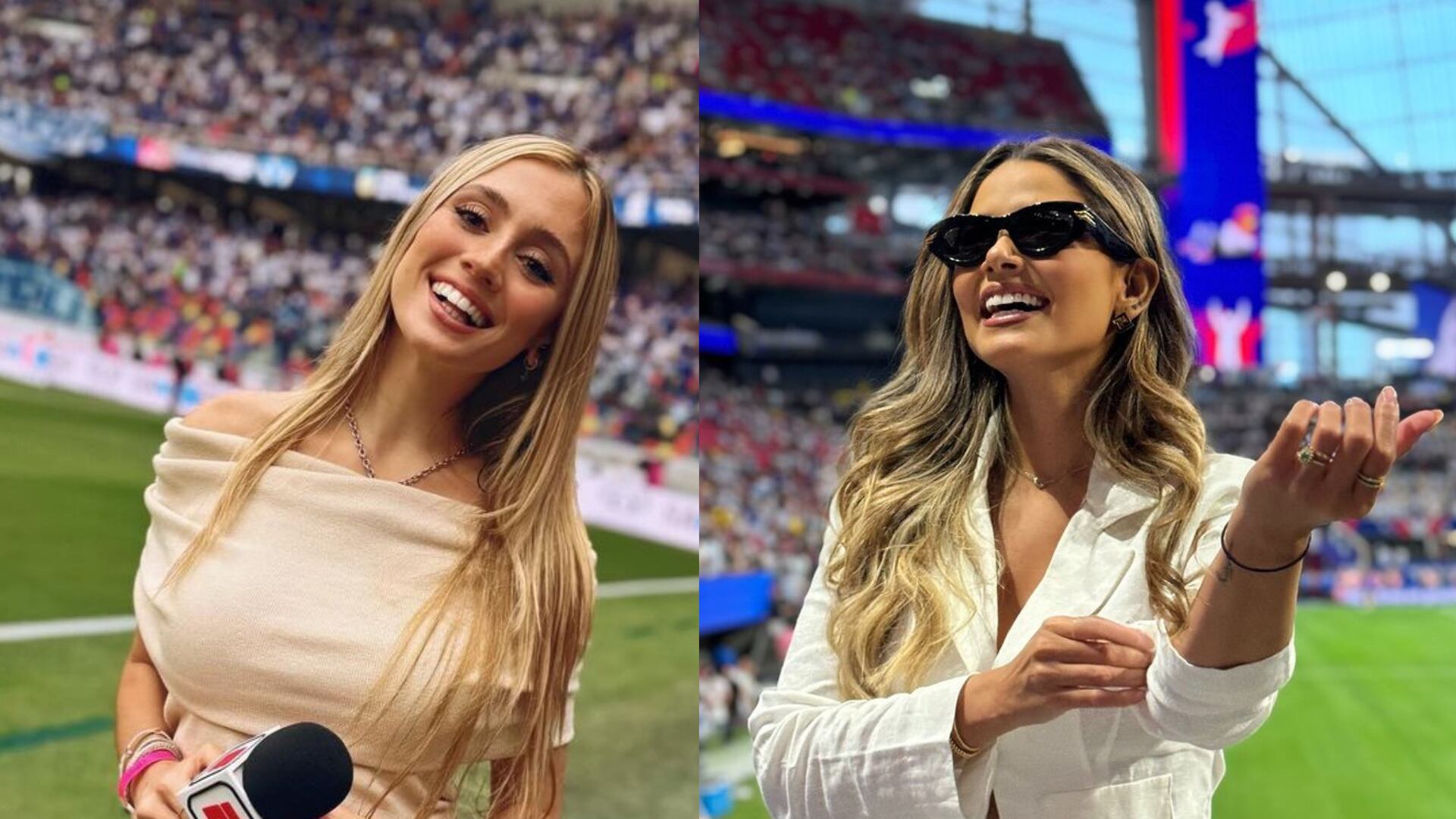 Melissa Martínez le dio un beso a Morena Beltrán en el primer partido de la Copa América