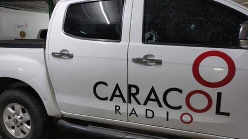 Agresión a empleados de Caracol Radio