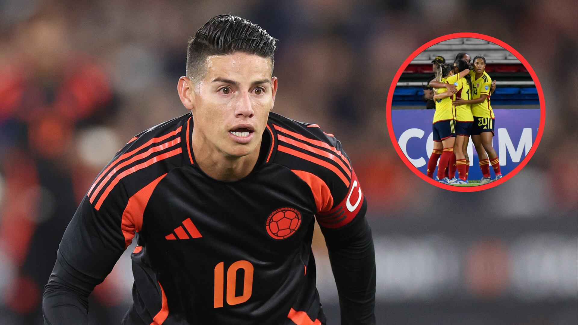 James Rodríguez invitó a una de las jugadoras selección Colombia femenina a su casa