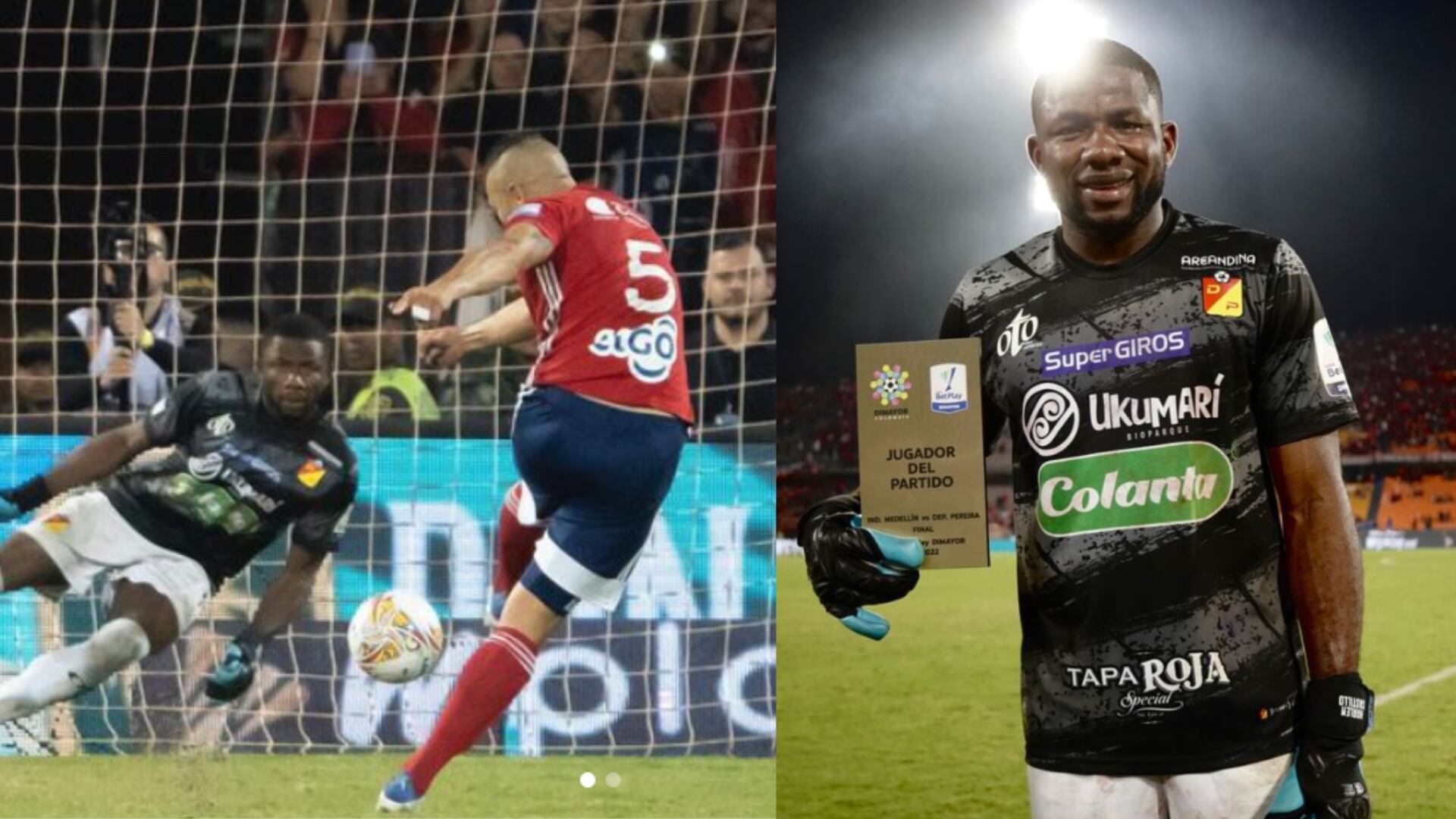 'Chipi Chipi' Castillo atajó penal clave a Cadavid