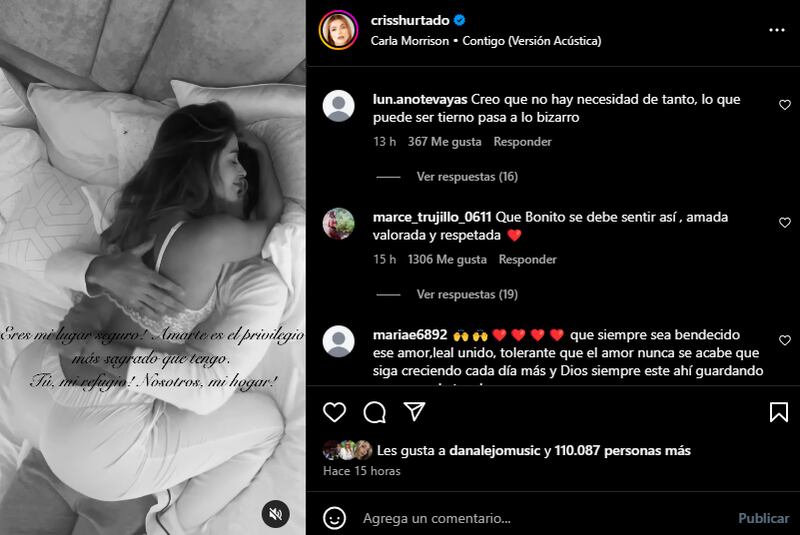 Cristina Hurtado presume su matrimonio por lo alto en redes sociales