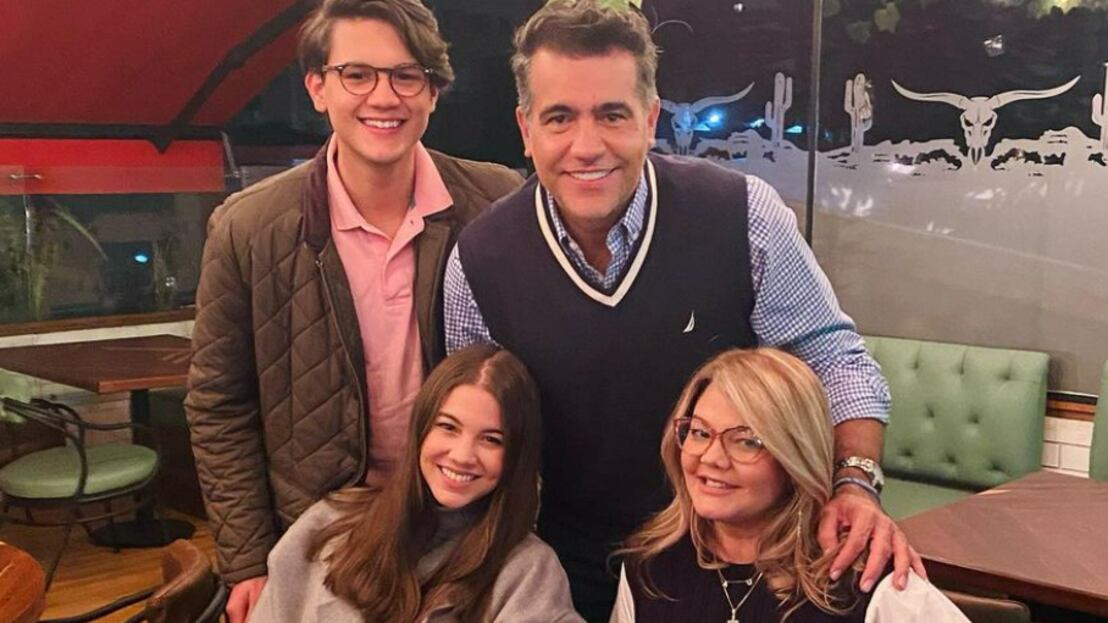 Carlos Calero y su familia