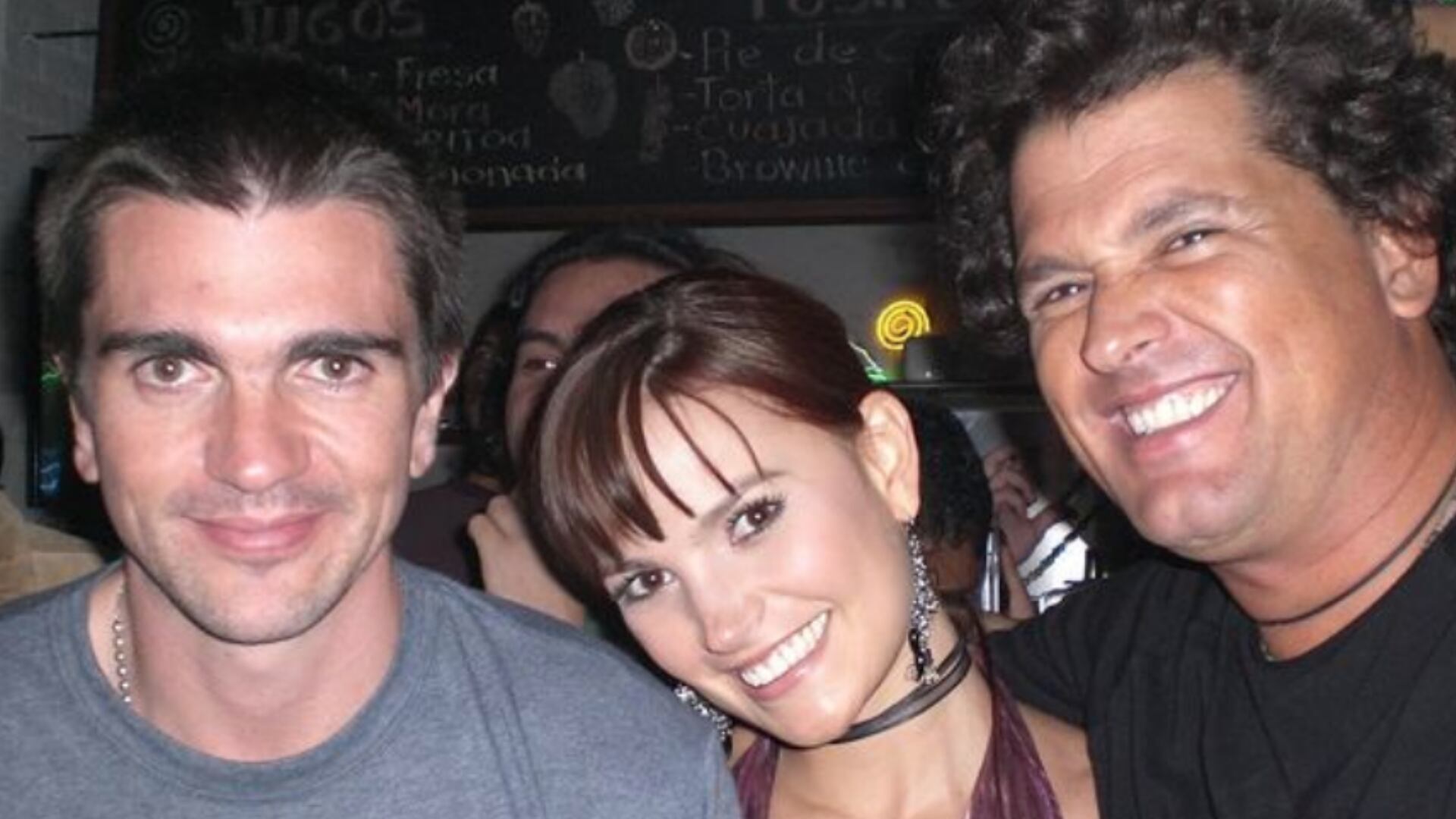 Juliana Galvis recordó antigua fiesta con Carlos Vives, Juanes y Fonseca