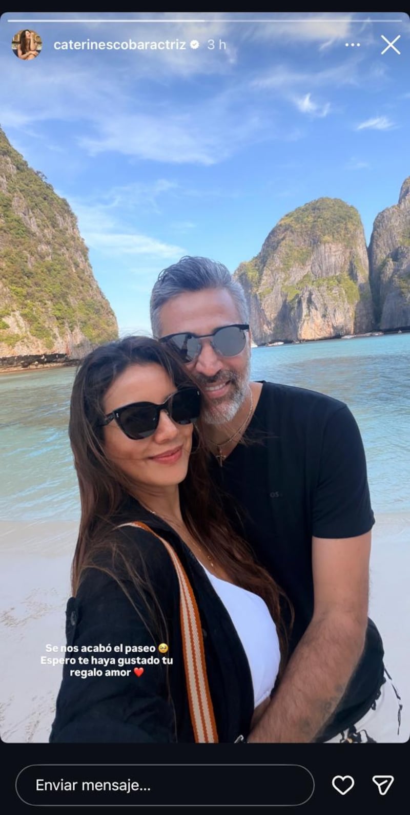 Caterin Escobar y Mario Alberto Yepes.