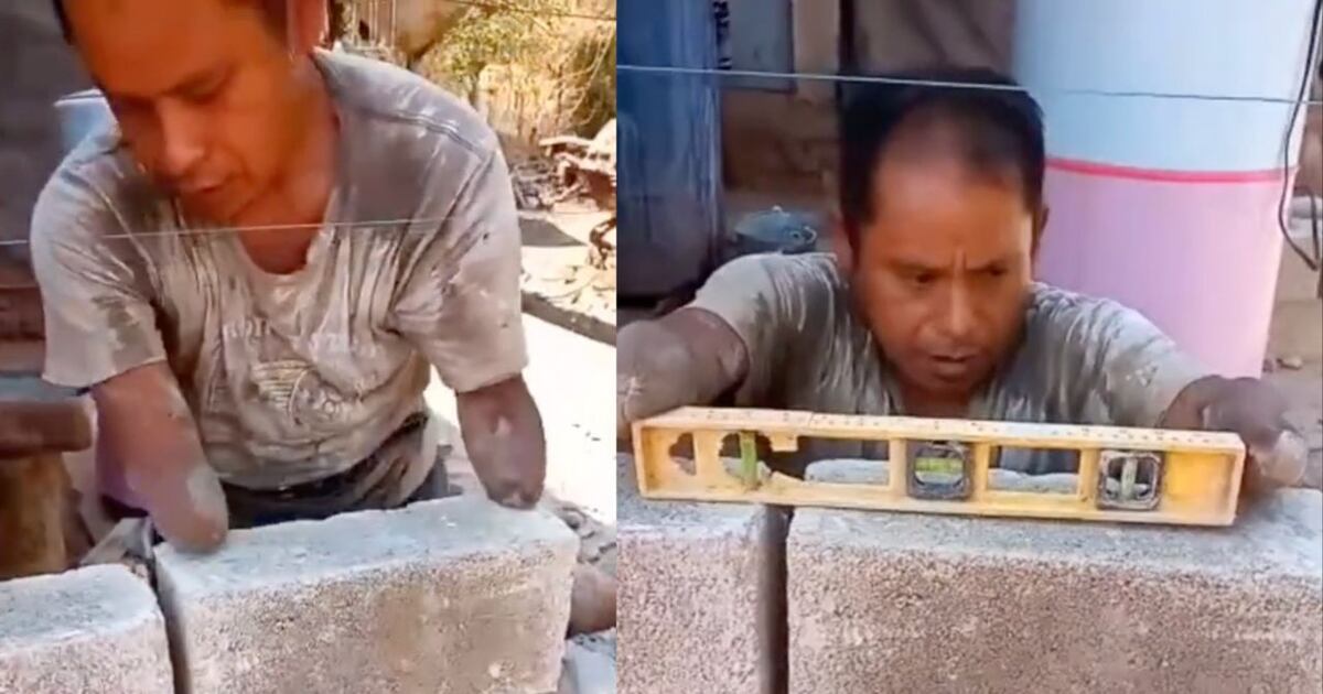 Video: Albañil sin brazos se gana el respeto de miles de internautas ...
