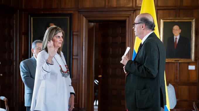 La viceministra de Exteriores, Laura Gil, es uruguaya de nacimiento. Tomó posesión este lunes 22 de agosto.