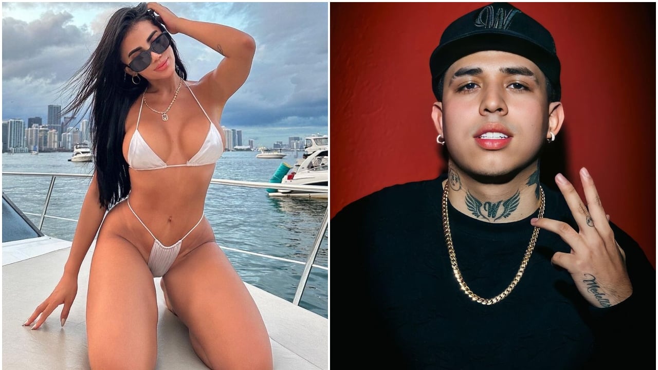 Karina García y Westcol desde sus redes sociales