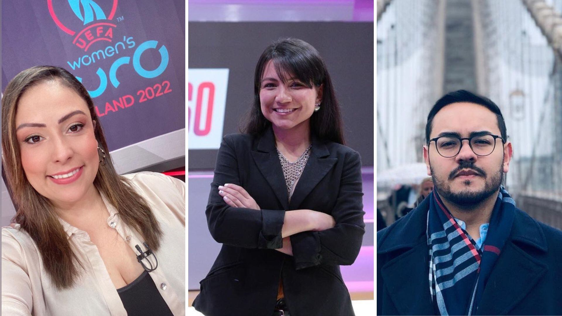 Los tres periodistas discutieron en Twitter.