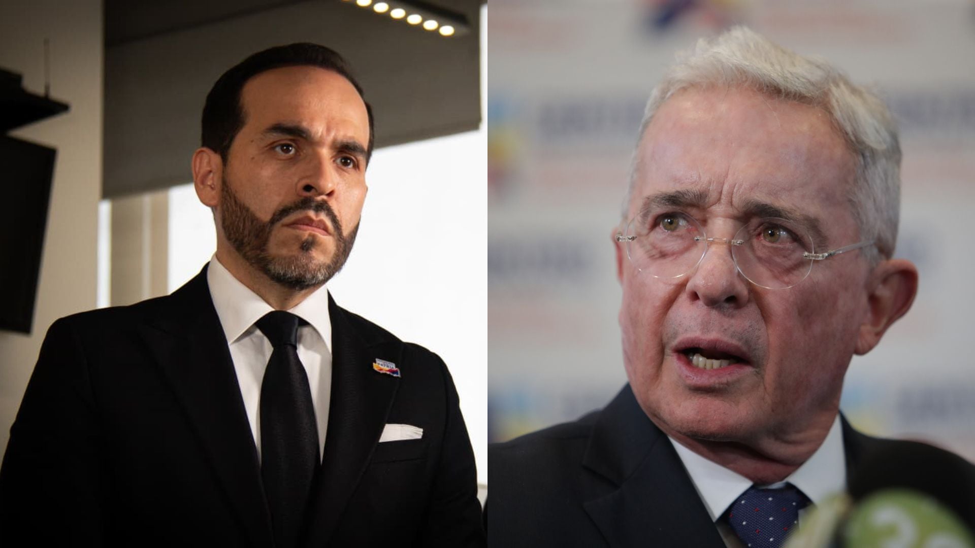 Abelardo de la Espriella y Álvaro Uribe