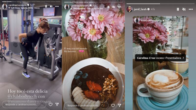 Así es una cita perfecta entre Carolina Cruz y su novio