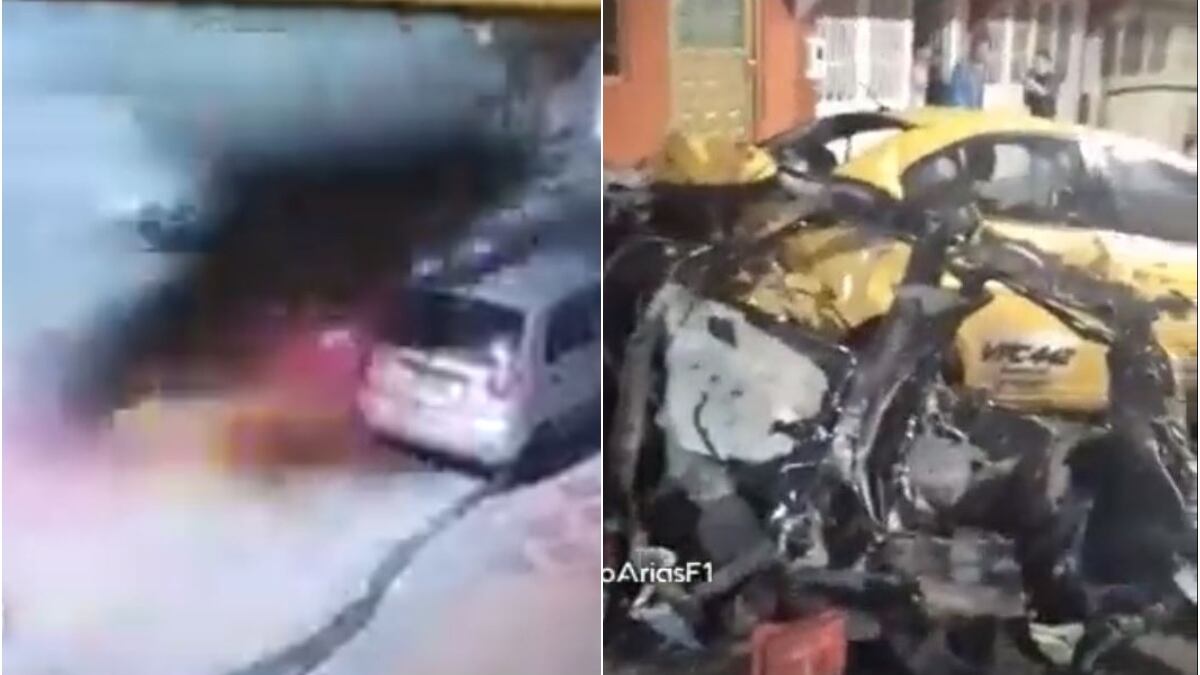 Camión sin frenos embistió varios carros y terminó contra una casa en Bogotá