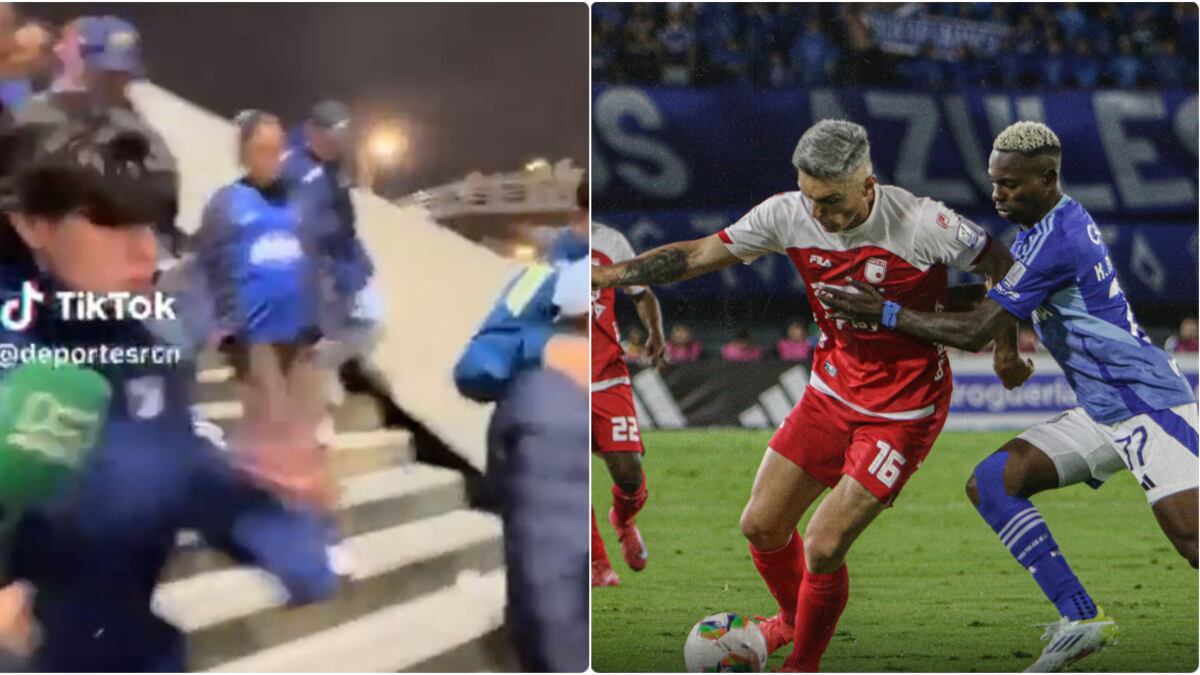 Periodista de RCN fue agredido por hincha de Millonarios en el estadio El Campín