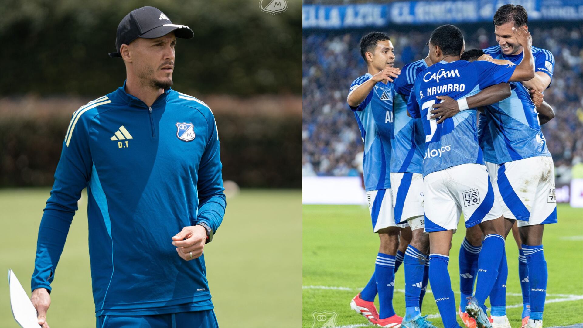 David González y Millonarios - Fotos: Redes sociales del equipo