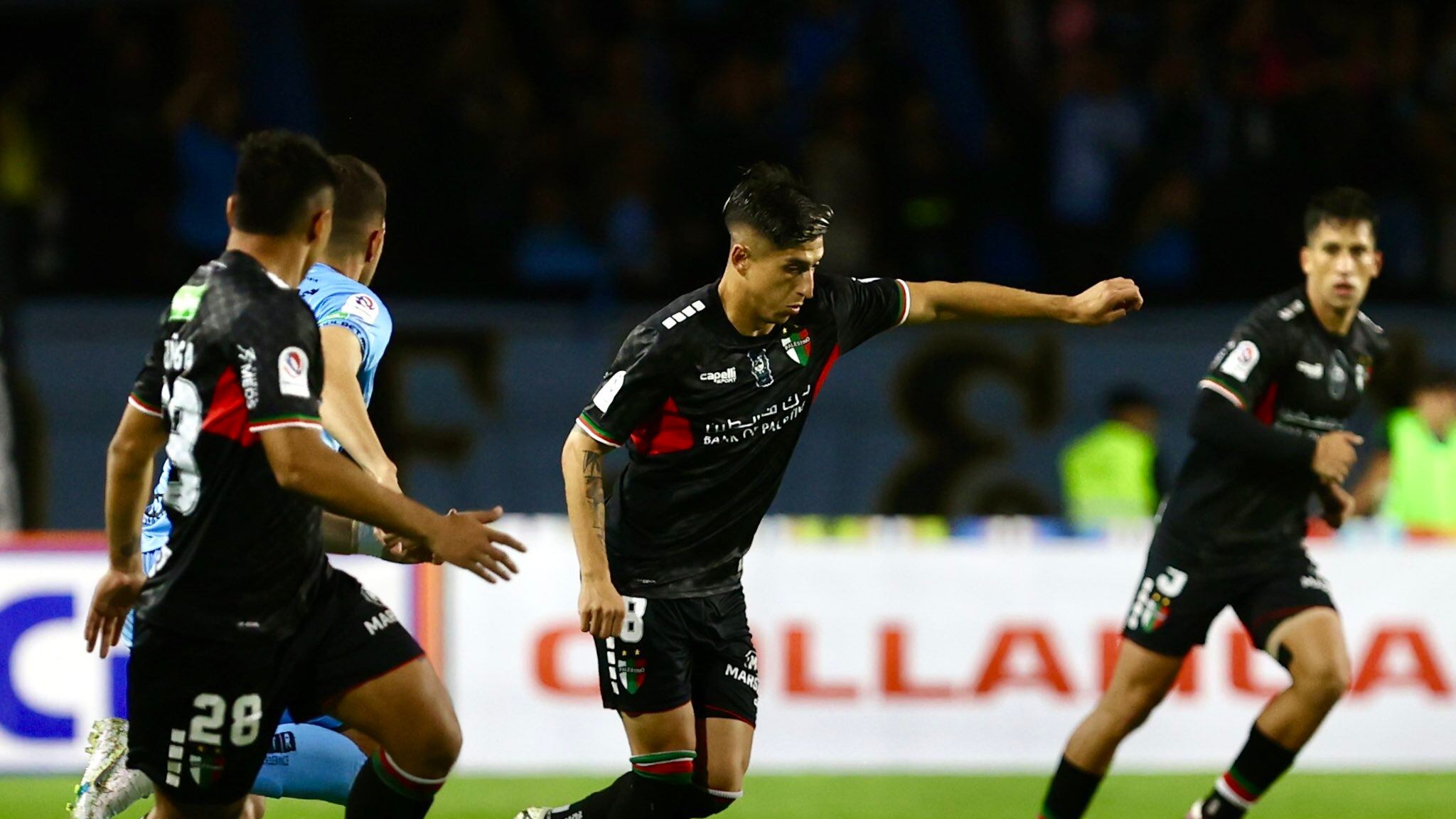 Indignación en Palestino porque lo multaron por culpa de un hincha rival en la Copa Libertadores
