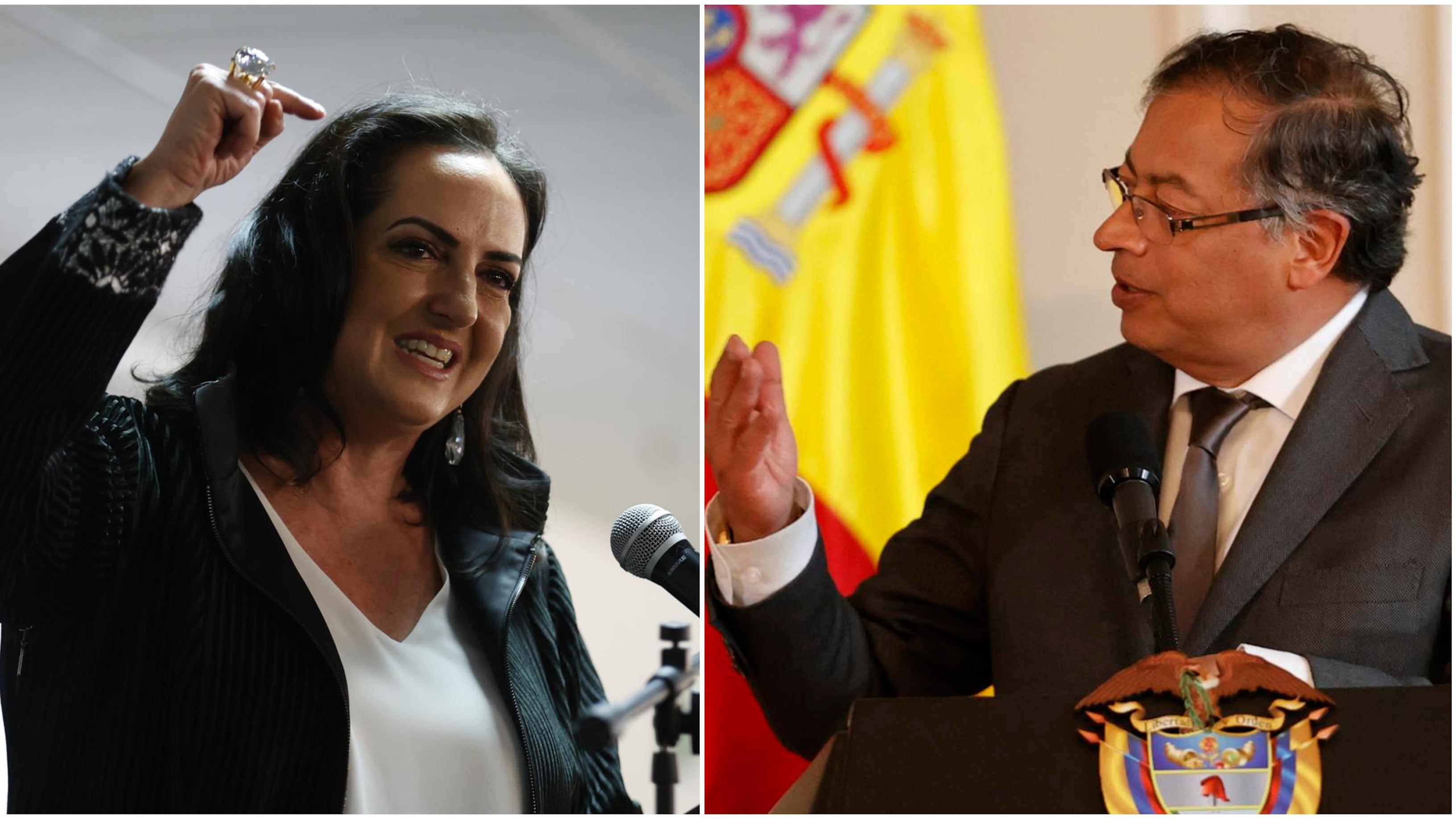 La senadora María Fernanda Cabal se reunió en privado con el presidente  Gustavo Petro.