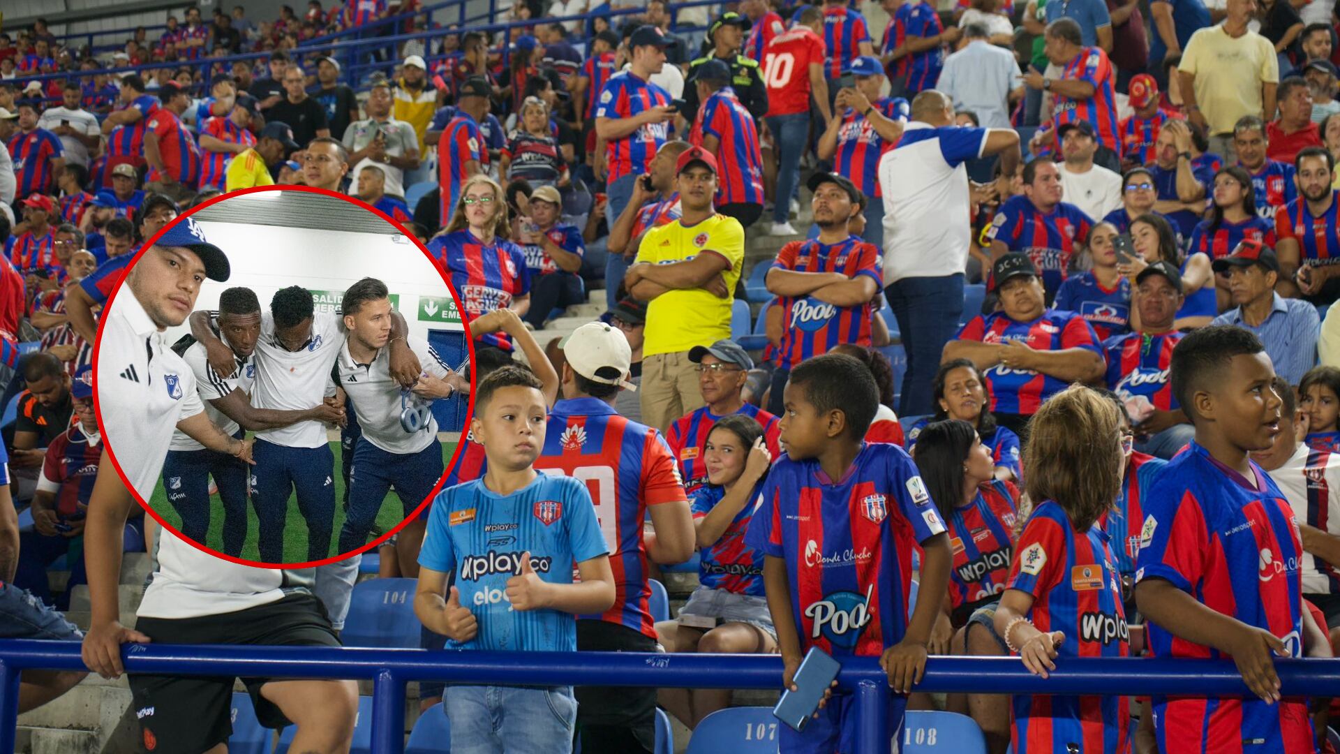 Hinchas de Unión Magdalena - Fotos: Redes sociales