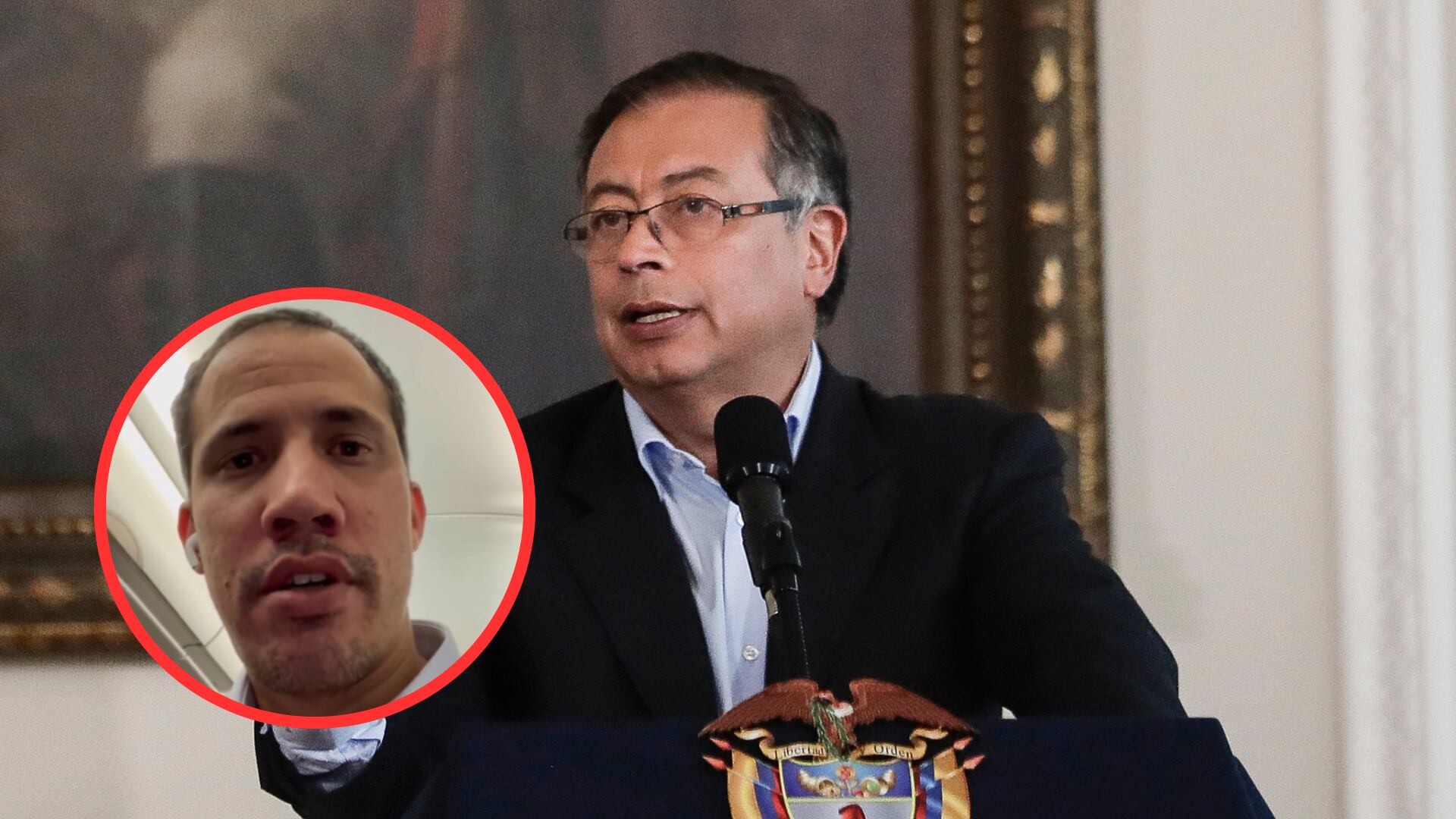 Gustavo Petro dice que Juan Guaidó no tiene que entrar ilegalmente a Colombia