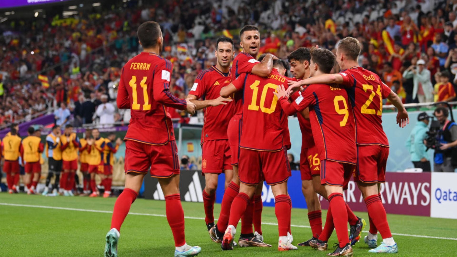 España goleó a Costa Rica