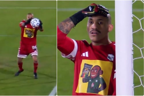 Tiene las manos de mantequilla: portero se hizo el gol más tonto de la Sudamericana