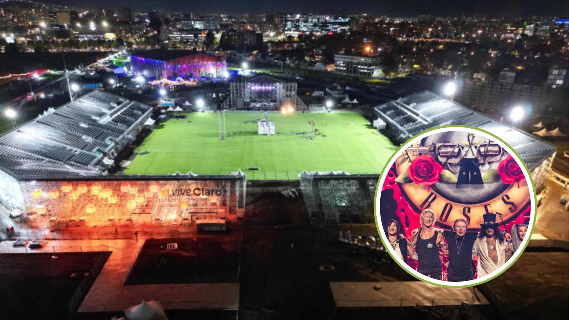 El Vive Claro ya tendría el permiso para el concierto de Guns N’ Roses en Bogotá