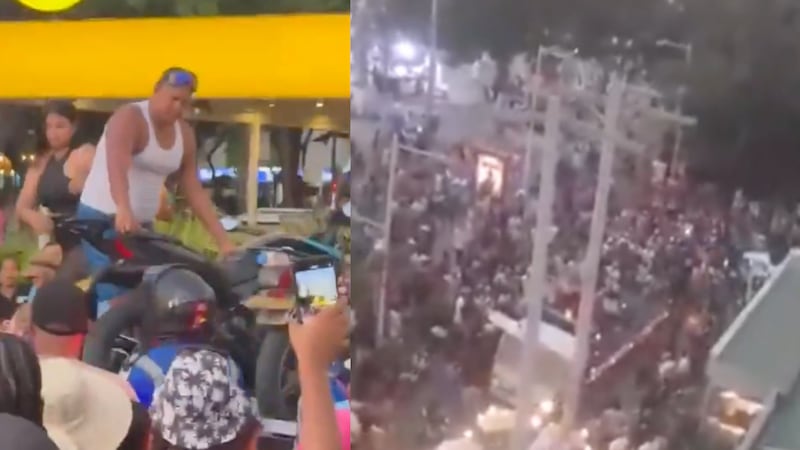 Operativo de tránsito en El Rodadero terminó en enfrentamiento: infractores bajaron sus motos de la grúa
