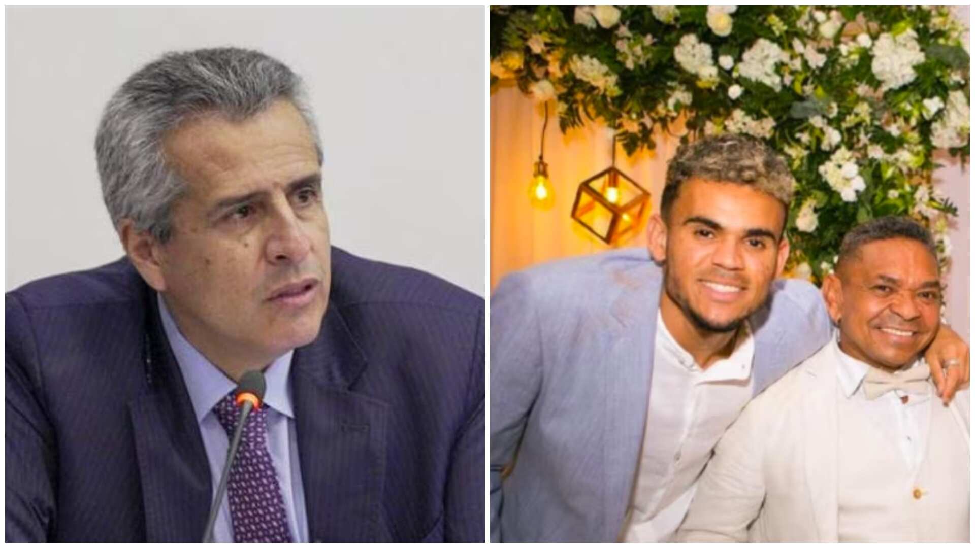 Ministro del Interior sobre secuestro del padre de Luis Díaz (archivo y redes sociales)