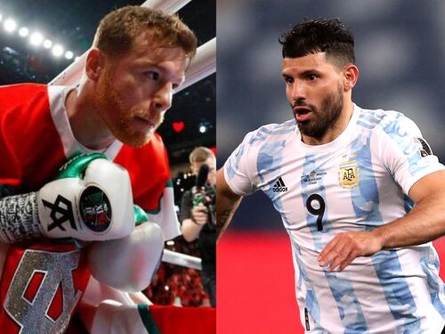 “No sabes de fútbol”: Agüero le salió al cruce a Canelo Álvarez por sus amenazas a Messi