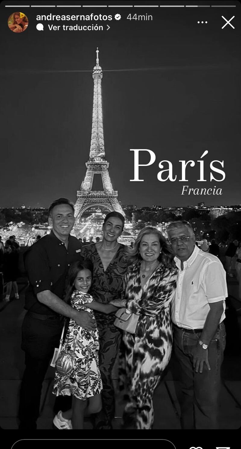 Andrea Serna celebró los 70 años de su mamá con viaje a Europa