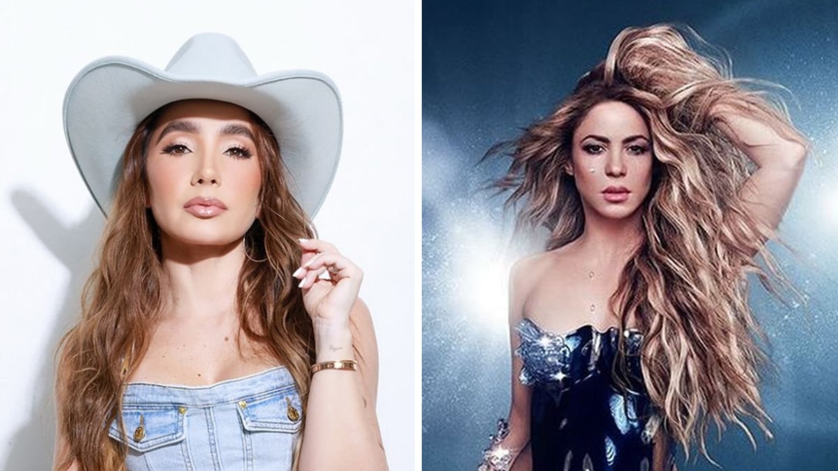 Paola Jara y Shakira desde sus redes sociales