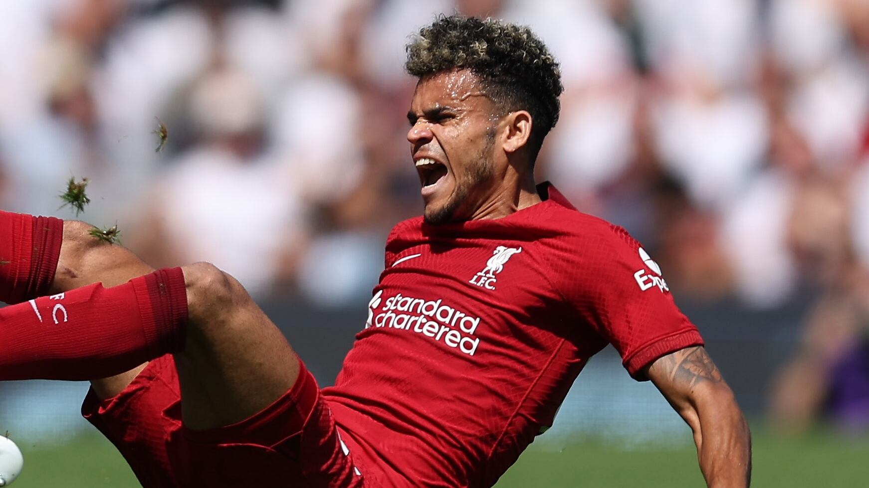 Luis Díaz en el Fulham-Liverpool