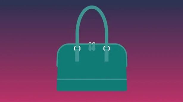 Reto visual del bolso de color dudoso