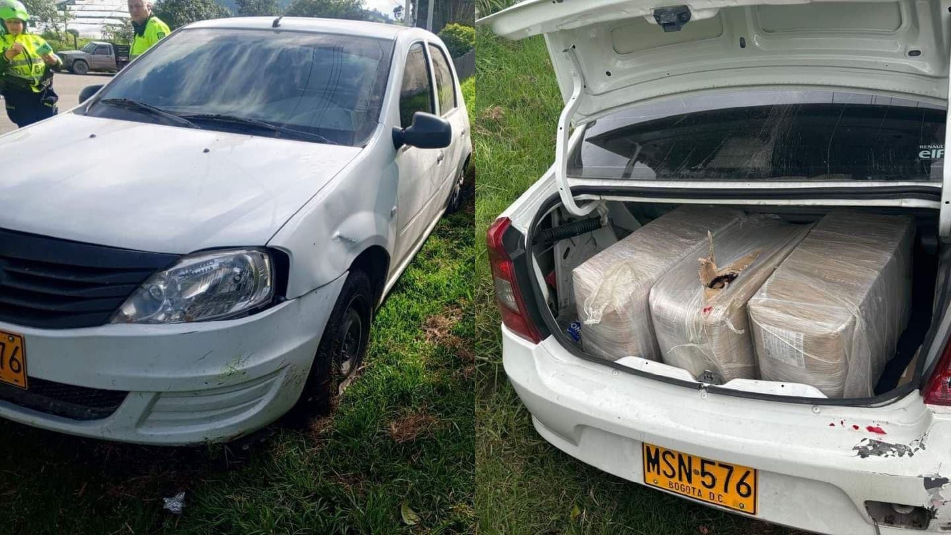 Incautan cargamento de marihuana en Cundinamarca