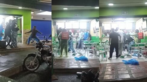 Riña con puñal en Medellín