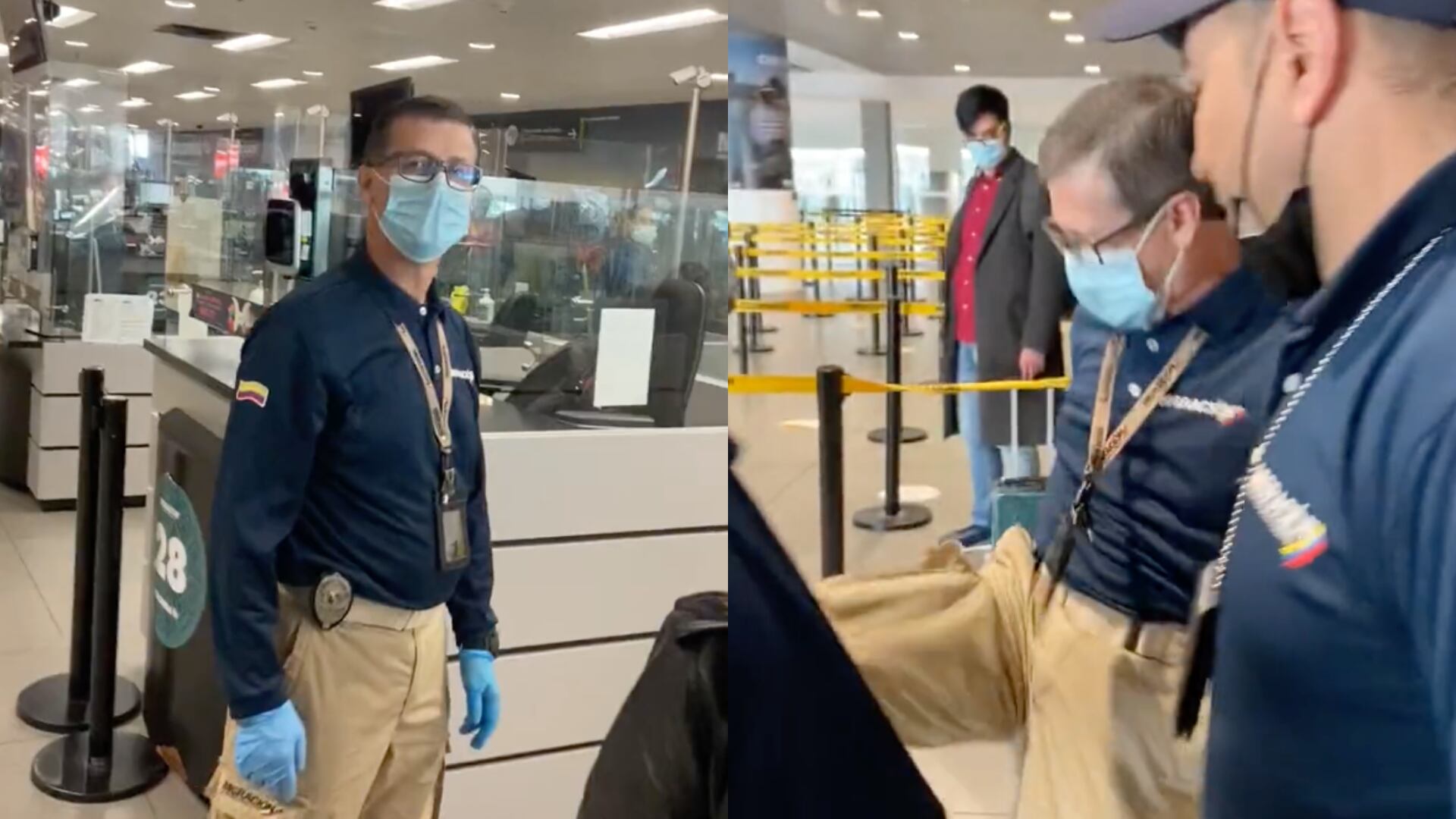 Inhabilitan por 12 años al funcionairo de Migración Colombia que ‘agarró a patadas’ a un pasajero.