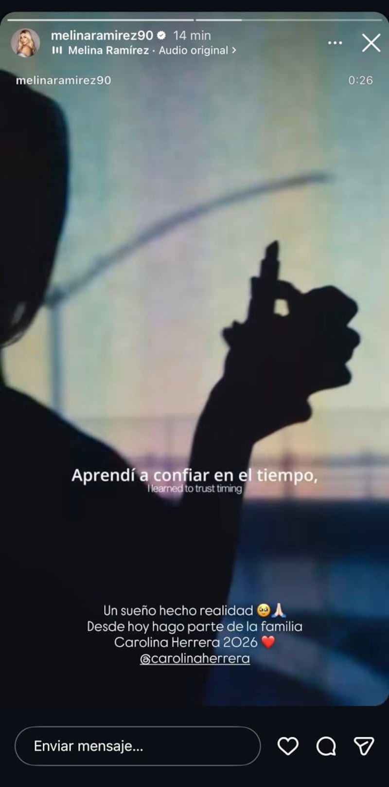 Melina Ramírez - nuevos proyectos